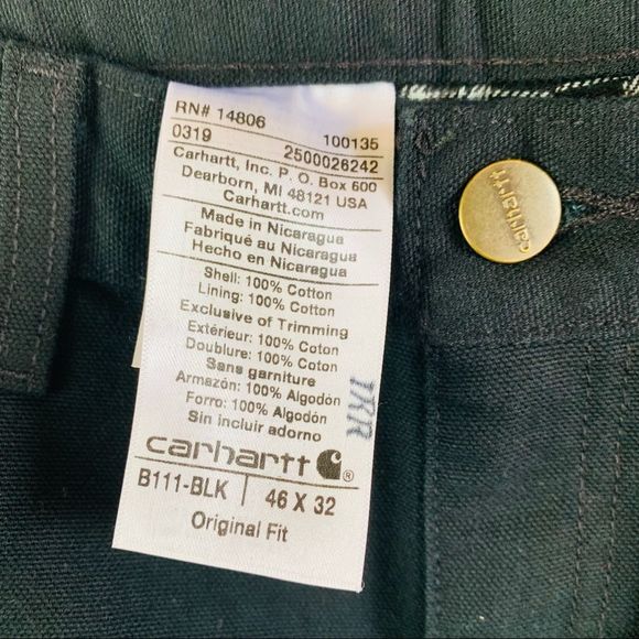 SOLD Carhartt Loose Fit Flannel Lined Jeans - Picture 2 of 5